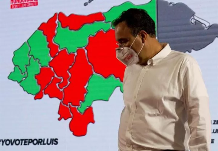 El aspirante a la presidencia de Honduras por el Partido Liberal, Luis Zelaya, en Tegucigalpa (Honduras). 