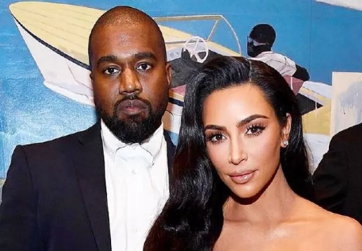 Kanye y Kim. Foto: Instagram