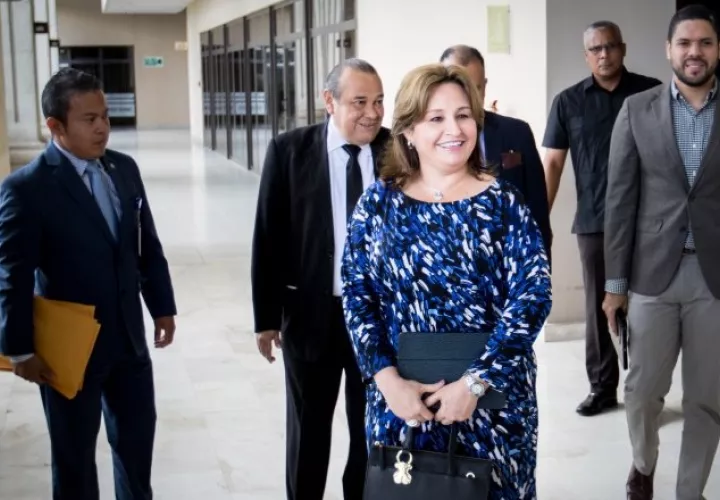 Kenia Porcell, exprocuradora general de la Nación, durante el Gobierno de Juan Carlos Varela.