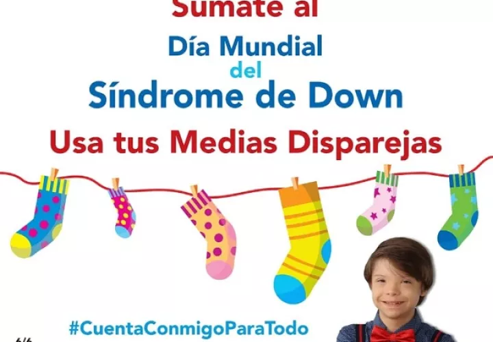 Con el uso de  medias llamativas de distintos pares, se busca lograr una mayor conciencia acerca de la dignidad de las personas con discapacidad intelectual.