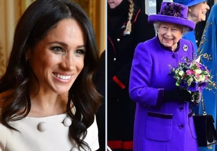 Meghan e Isabel II. Instagram