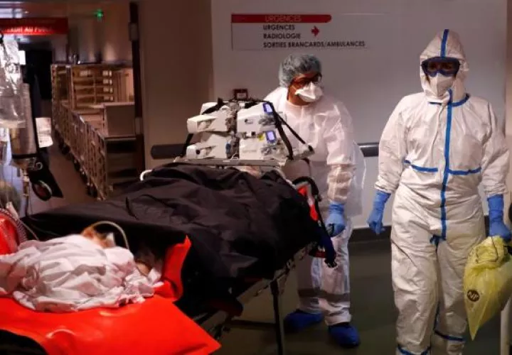 Una clínica donde tratan pacientes de covid-19 en Montpellier (Francia)