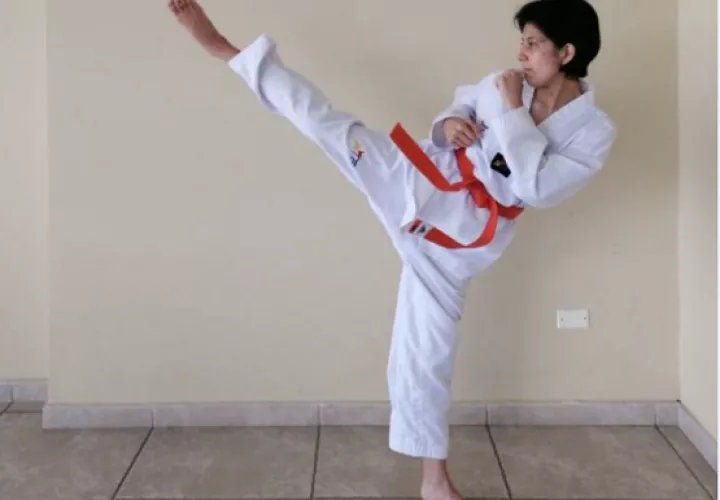 Poomsae panameño estuvo internacional. Foto.Cortesia