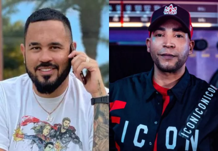 Raphyh Pina y Don Omar. Fotos: Instagram / Twitter