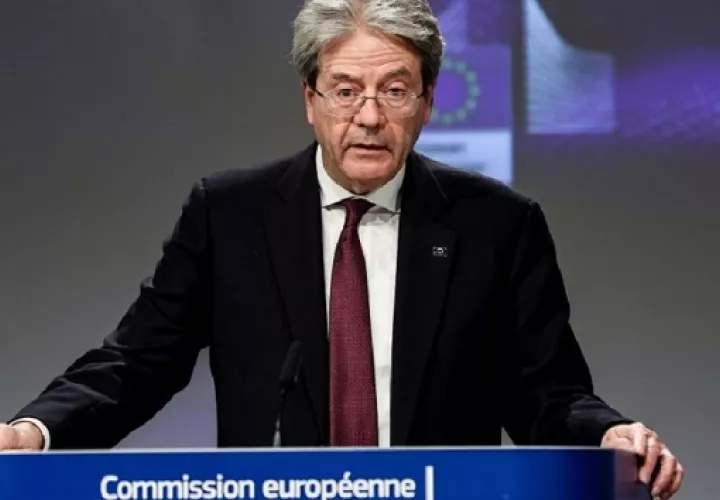 Comisario europeo de Economía, Paolo Gentiloni. EFE