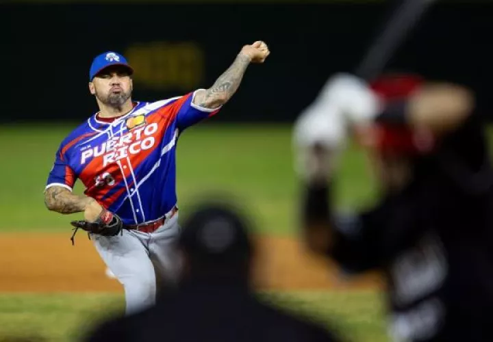 En la imagen, el pelotero puertorriqueño Hector Santiago.