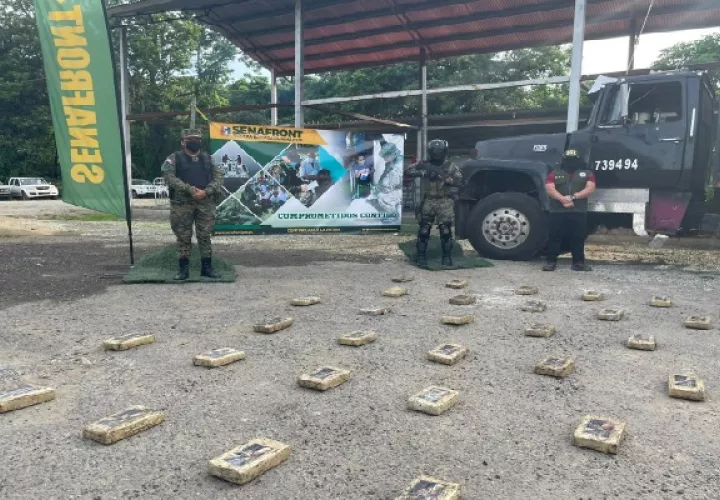 Los estamentos de seguridad mantienen operativos en el área de Chepo para combatir el narcotráfico. Foto: Cortesía Senafront