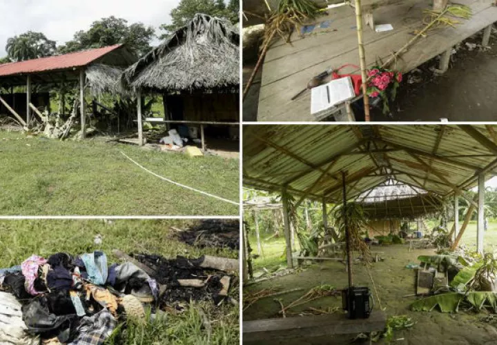 Área donde estaba ubicada la iglesia. 