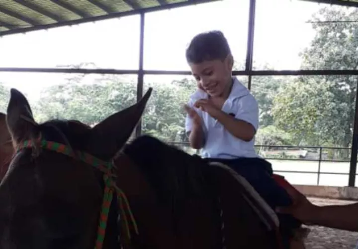 Para estos niños sus grandes héroes son los caballos y las fisioterapeutas.