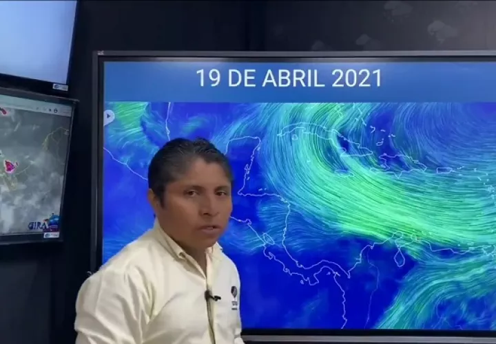 El pronóstico de Etesa  está hecho según los vientos a niveles de 1,500 metros.