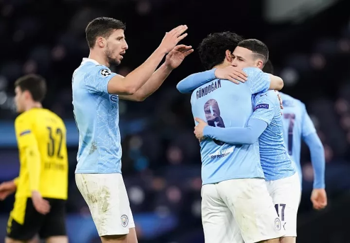 El Manchester City ganó gracias a un tanto de Phil Foden pero dejó abierta la serie. Foto: Twitter