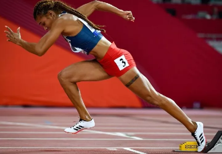 Gianna Woodruff superó la marca mínima para estar en los Juegos Olímpicos de Tokio. Foto: Cortesía COP