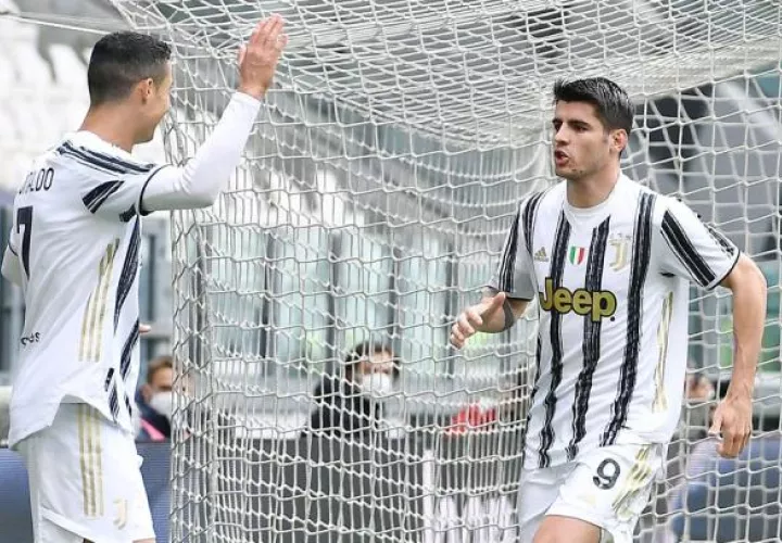Los  goles fueron  del sueco Dejan Kulusevski, el español Álvaro Morata y el estadounidense Weston McKennie,