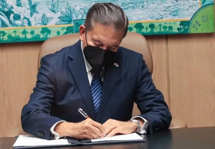 Laurentino Cortizo, presidente de Panamá. 