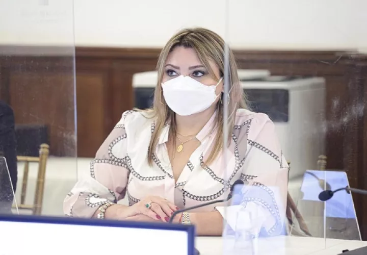 Doris Zapata se mostró optimista con la recuperación económica.  Foto: Mitradel