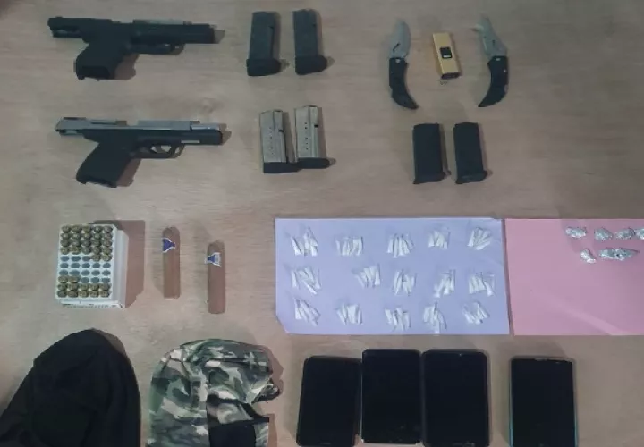 Cuatro personas fueron detenidas en el sector de Bique, en Arraiján.