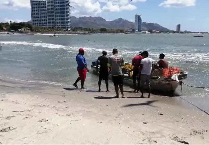 Se trabaja en conjunto con las autoridades del distrito de Chame para organizar a los pescadores artesanales de Gorgona en grupos de pescadores vigilantes. Foto: Eric Montenegro