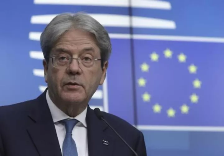 El comisario europeo de Economía, Paolo Gentiloni