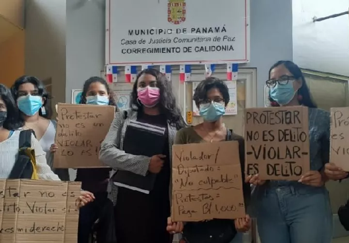 Tres personas fueron detenidas en protesta por fallos de la Corte a favor de Arquesio Arias. Foto: Víctor Arosemena