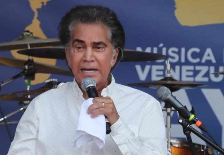 El cantante y actor venezolano José Luis Rodríguez 'El Puma'.  EFE