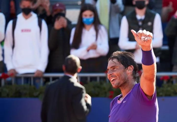 El tenista español Rafael Nadal. 