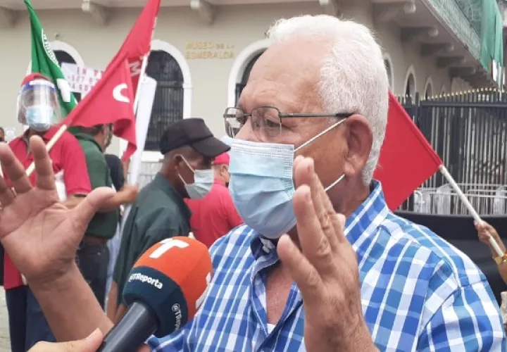 Rafael Chavarría dijo que ellos le han planteado tanto al Gobierno Nacional como a los empresarios buscar alternativas. Foto: Víctor Arosemena.