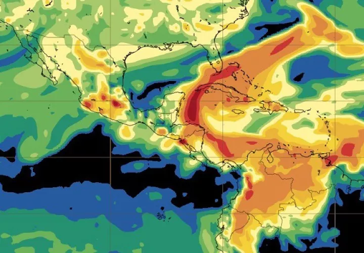 En alerte verde varias provincias por mal tiempo.