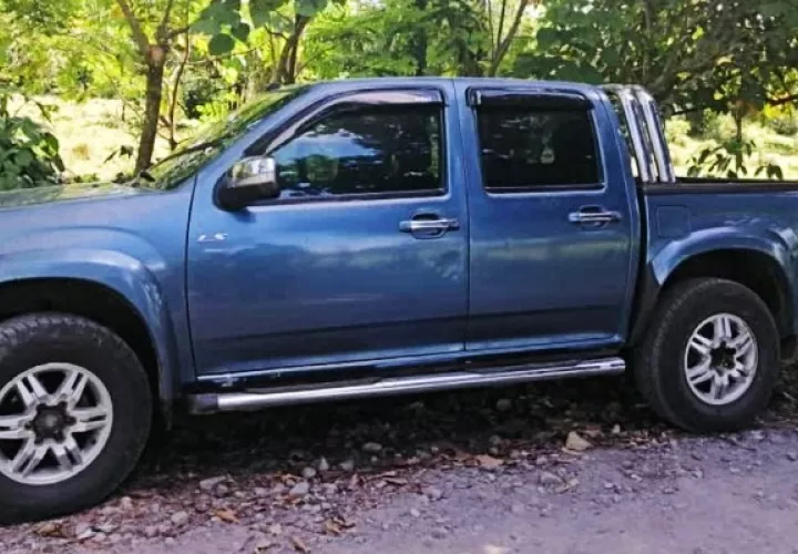 El automóvil de la víctima fue ubicado en la comunidad de Los Morantes, en territorio de Costa Rica. Foto: Mayra Madrid