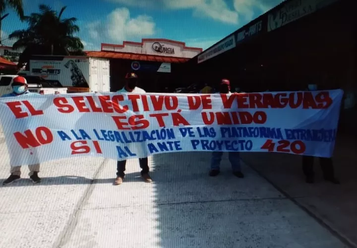 La protesta efectuada fue de manera pacífica. Foto: Melquiades Vásquez