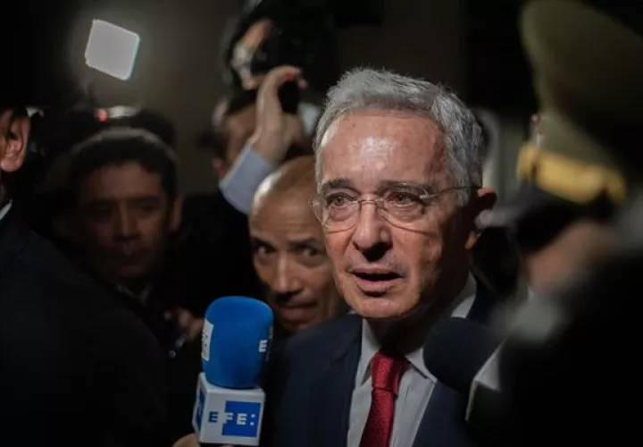 El expresidente de Colombia, Álvaro Uribe Vélez