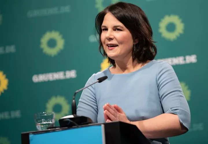 La candidata de los Verdes a la Cancillería alemana, Annalena Baerbock.