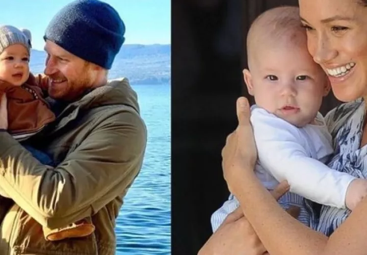 Archie junto a sus padres cuando el pequeño era más bebé. Instagram