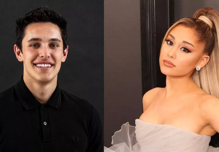 Dalton Gómez y Ariana Grande. Redes Sociales/El Periódico