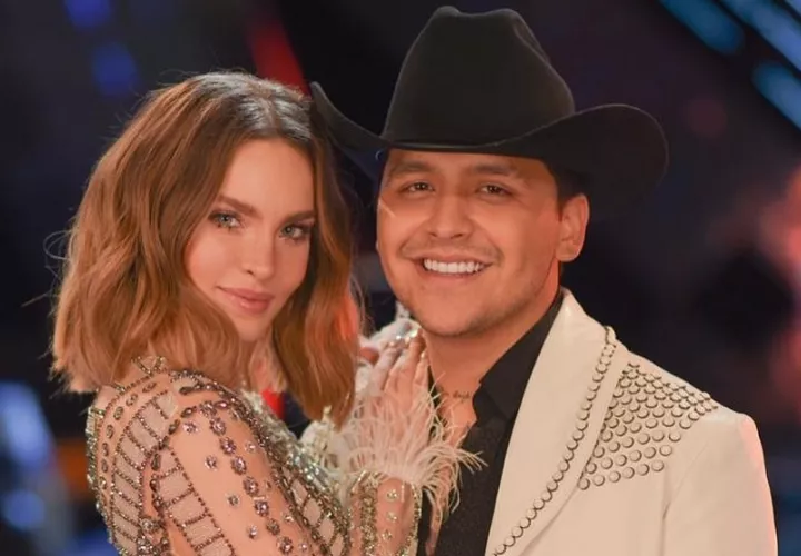 Belinda y Christian Nodal. Instagram