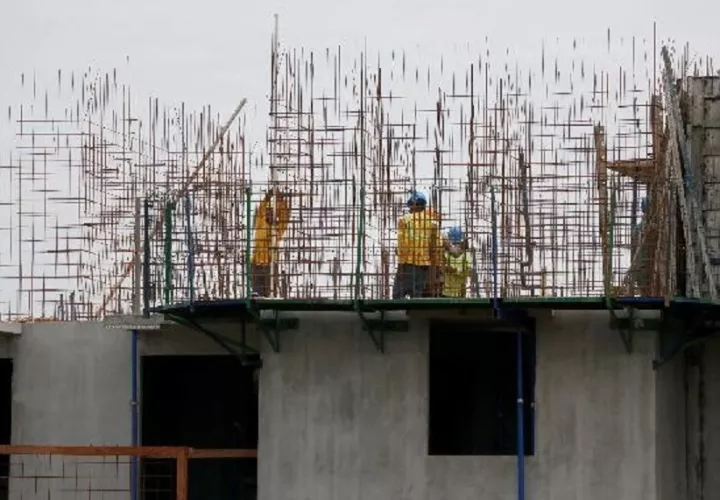 La obra en construcción se encuentra en la fase de estructuras. Foto: Diómedes Sánchez 