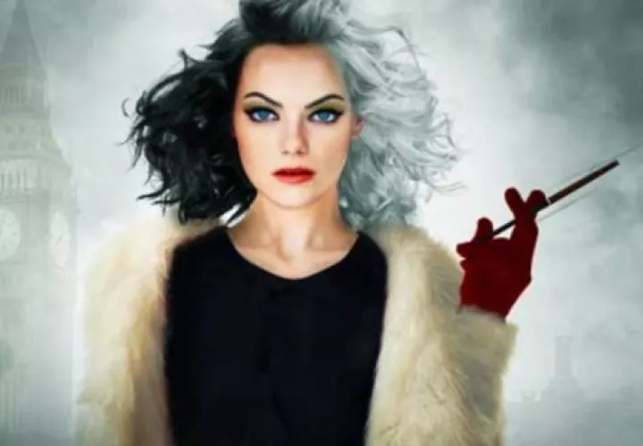 Emma Stone le da vida al papel de Cruella de Vil. Foto: Internet