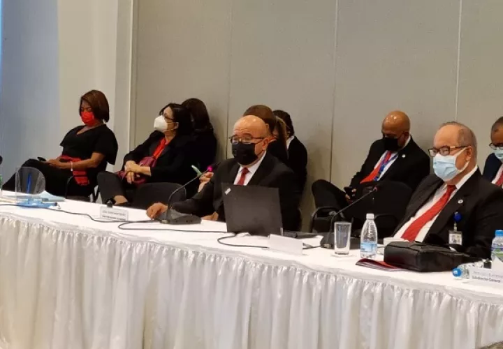 Este jueves siguió la presentación  del diagnóstico situacional de la CSS ante la mesa plenaria del Diálogo Nacional. Foto: Cortesía CSS