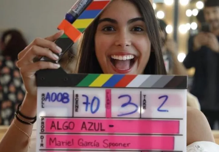 Elizabeth Grimaldo. Foto: Instagram / @algoazulfilm