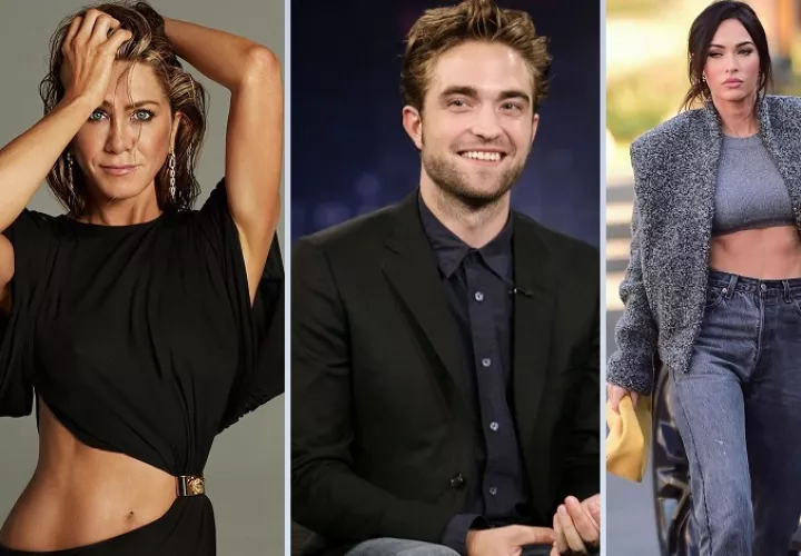 Jennifer Aniston, Robert Pattinson y Megan Fox. Instagram
