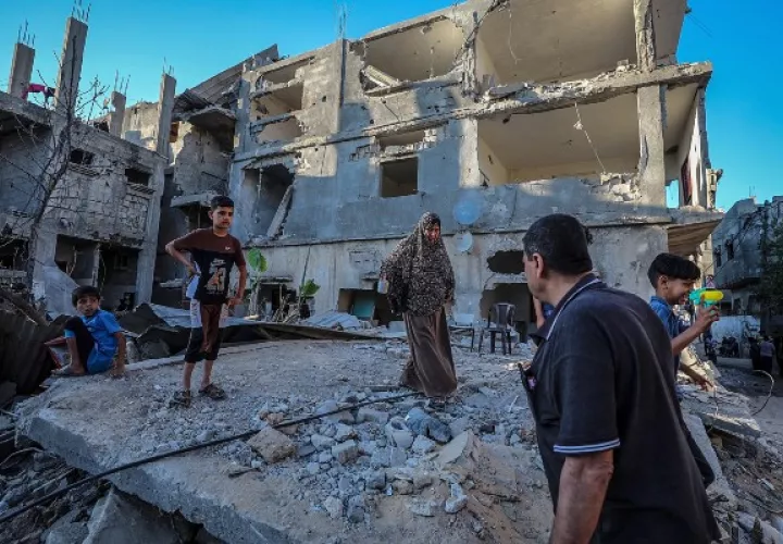 Emiten alerta por el impacto psicosocial de los conflictos que se repiten para la gente de Gaza. Foto: EFE