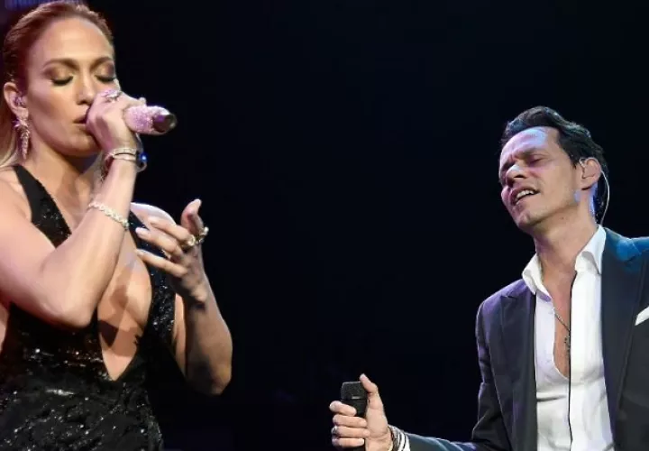 Jennifer López y Marc Anthony. Foto: Archivo
