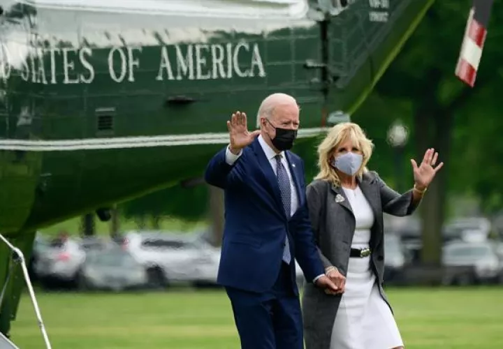 El presidente de Estados Unidos, Joe Biden, y la primera dama Jill Biden. EFE