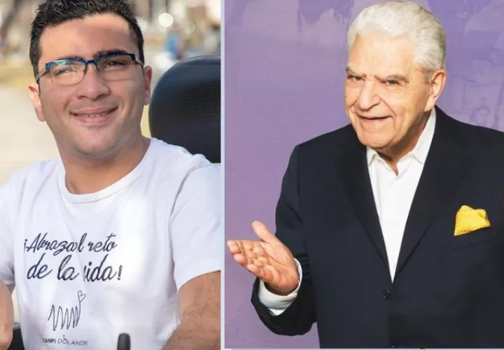 Juanpi Dolande y Don Francisco. Instagram