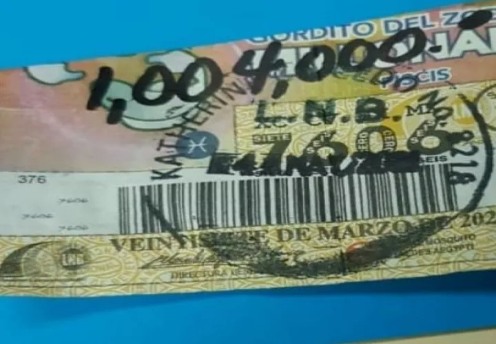 La ganadora del millón 4 mil de dólares pidió reserva de sus identidad, informó la Lotería Nacional de Beneficencia.  Cortesía: LNB