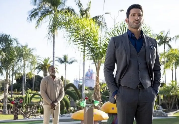 En la segunda parte de la quinta temporada veremos la dinámica familiar ente Dios, Lucifer y Michael. Foto: Instagram / Netflix