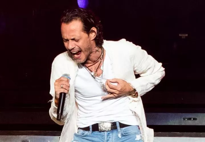 El cantante estadounidense de origen puertorriqueño Marc Anthony.