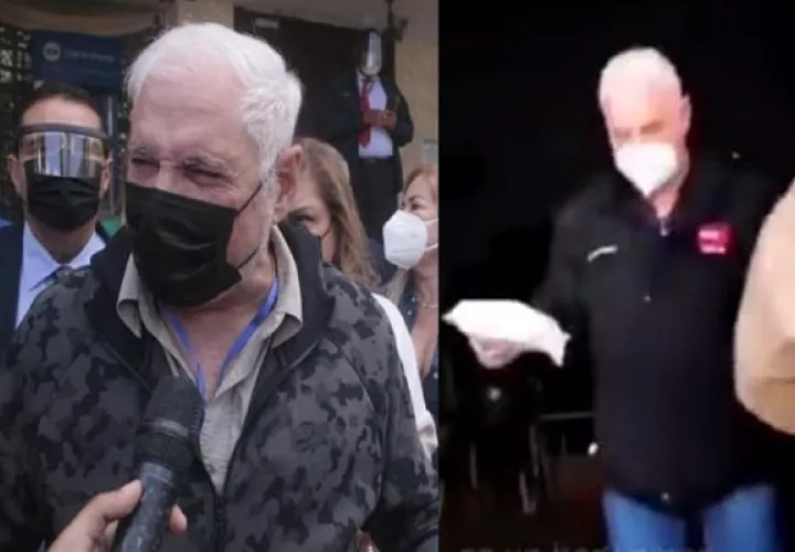 El hecho ocurrió el año pasado cuando Ricardo Martinelli salía en el día de hombres. Foto: Grupo Epasa