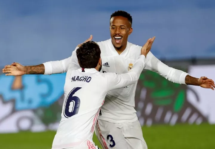 Éder Militao marcó el primero gol del Real Madrid. Foto: EFE