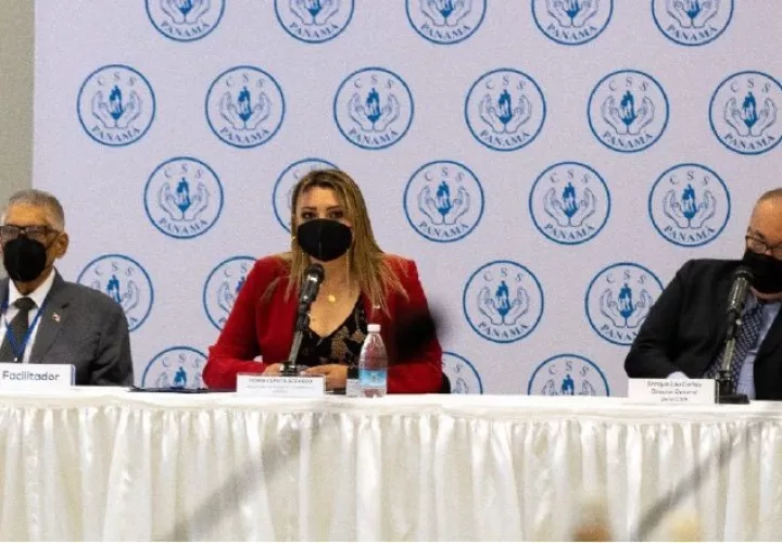 Con la presentación de la ministra de Trabajo, concluyeron las exposiciones de entidades del Estado en el diálogo por la CSS. Foto: Cortesía Mitradel