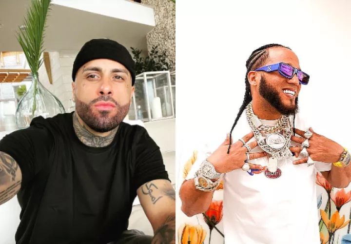 Nicky Jam y 'El Alfa'. Fotos: Instagram